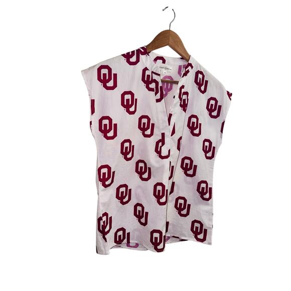 Stewart Simmons OU Women’s Team Button‑Up Med• University of Oklahoma Print - Picture 10 of 15
